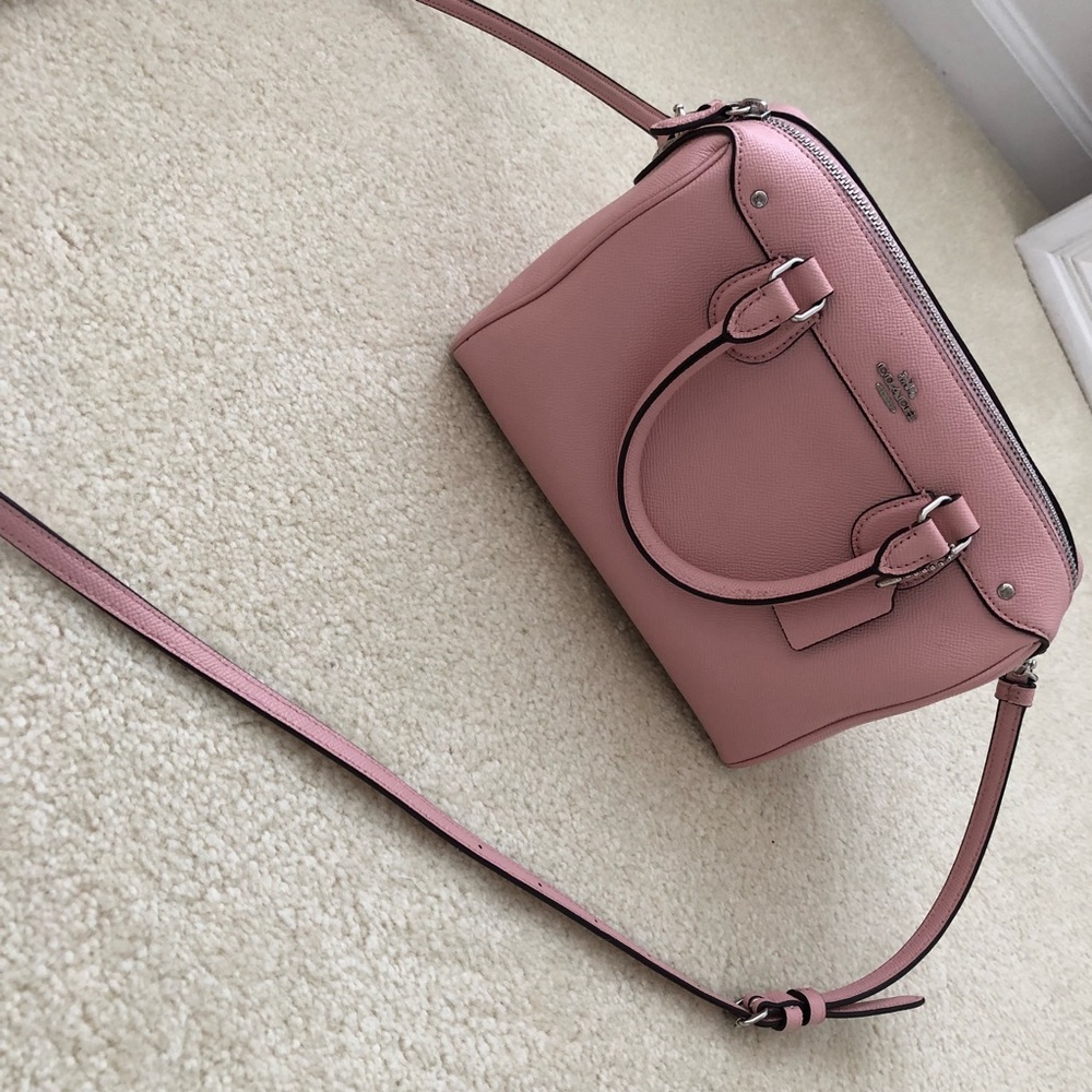 Pink coach purse